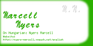 marcell nyers business card